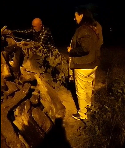Lolita Gómez encendió la del Pas.
